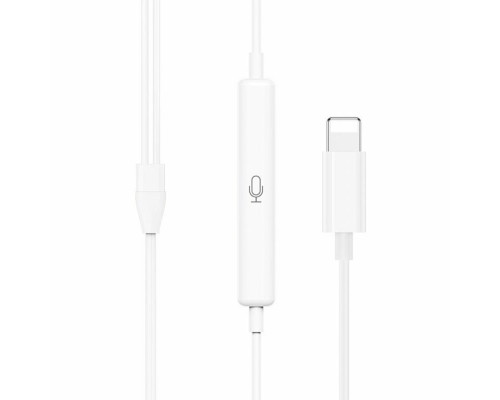 Навушники HOCO M80 Original series earphones for iP display set(20PCS) White