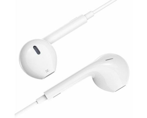 Навушники HOCO M80 Original series earphones for iP display set(20PCS) White