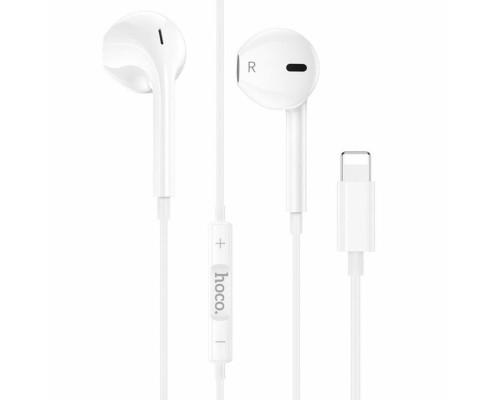 Навушники HOCO M80 Original series earphones for iP display set(20PCS) White