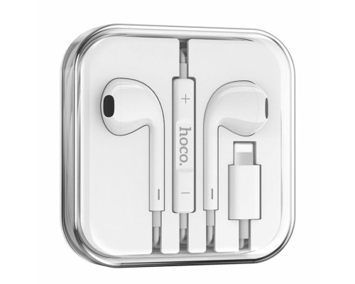 Навушники HOCO M80 Original series earphones for iP display set(20PCS) White