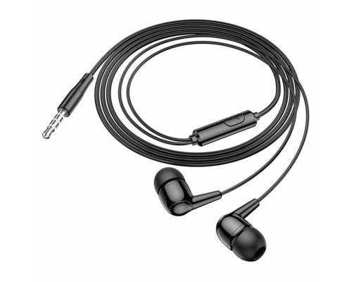 Навушники HOCO M97 Enjoy universal earphones with mic Black