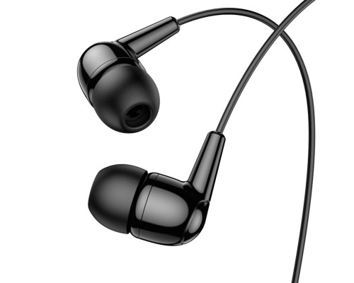 Навушники HOCO M97 Enjoy universal earphones with mic Black