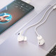 Навушники BOROFONE BM80 Pro Elegant Type-C wire-controlled digital earphones with microphone White