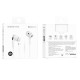 Навушники BOROFONE BM80 Pro Elegant Type-C wire-controlled digital earphones with microphone White