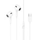 Навушники HOCO M101 Max Crystal grace Type-C wire-controled digital earphones with microphone White