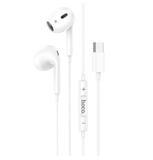 Навушники HOCO M101 Max Crystal grace Type-C wire-controled digital earphones with microphone White