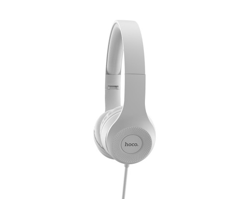 Навушники HOCO W21 Graceful charm wire control headphones Gray