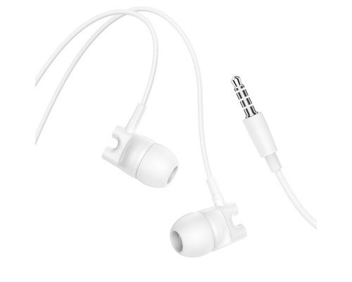 Навушники BOROFONE BM72 Majestic universal earphones with microphone White