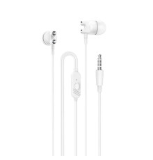 Навушники BOROFONE BM72 Majestic universal earphones with microphone White