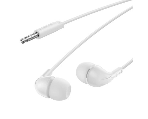 Навушники BOROFONE BM83 Craft universal earphones with mic White