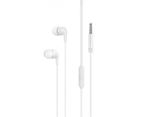 Навушники BOROFONE BM83 Craft universal earphones with mic White