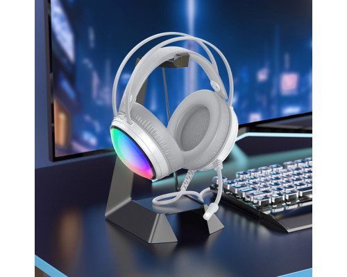 Навушники BOROFONE BO108 Flame gaming headphones White