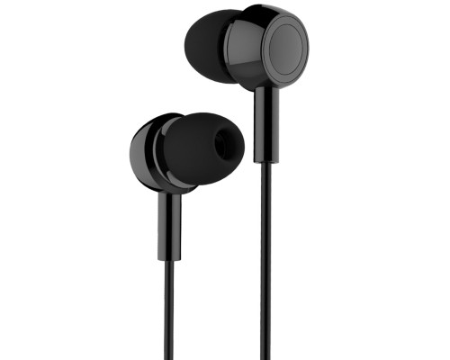 Навушники Usams EP-12 Plastic Earplug Plating Small Earphone black