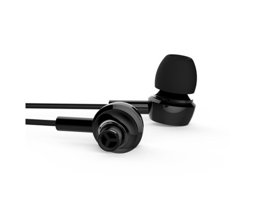 Навушники Usams EP-12 Plastic Earplug Plating Small Earphone black