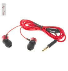 Навушники Baseus Encok Wired Earphone H04 Red