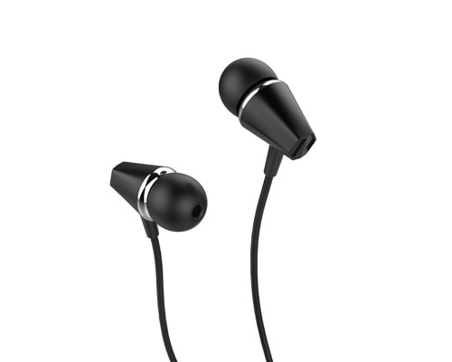 Навушники HOCO M34 honor music universal earphones with microphone Black