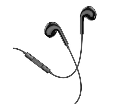 Навушники BOROFONE BM80 Max Gorgeous Type-C wire-controlled digital earphones with microphone Black