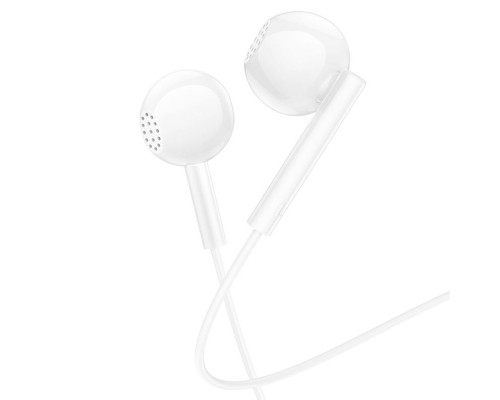 Навушники BOROFONE BM76 Ocean universal earphones with microphone White