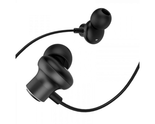 Навушники HOCO M44 Magic sound wired earphones with microphone Black