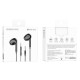 Навушники BOROFONE BM80 Max Gorgeous wire-controlled earphones with microphone Black