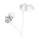 Навушники BOROFONE BM78 Blue sea metal universal earphones with mic Silver