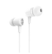 Навушники BOROFONE BM43 Remy universal earphones with mic White