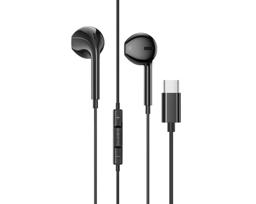 Навушники BOROFONE BM60 Type-C Original series digital earphones Black