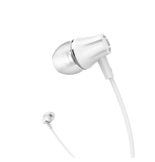 Навушники BOROFONE BM21 Graceful universal earphones with mic White