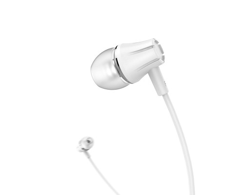 Навушники BOROFONE BM21 Graceful universal earphones with mic White