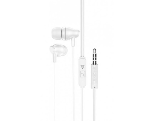 Навушники BOROFONE BM61 Wanderer universal earphones with mic White