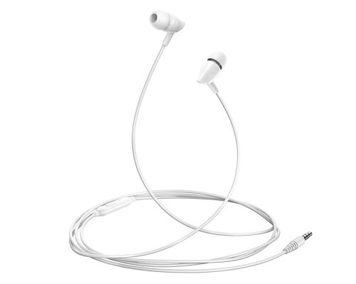 Навушники Usams EP-37 In-ear Plastic Earphone 1.2M White