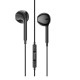 Навушники HOCO M101 Crystal joy wire-controlled earphones with microphone Black