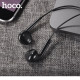 Навушники HOCO M101 Crystal joy wire-controlled earphones with microphone Black