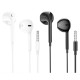 Навушники HOCO M101 Crystal joy wire-controlled earphones with microphone Black