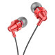 Навушники HOCO M90 Delight wire-controlled earphones with microphone Aurora Red