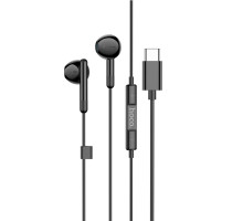 Навушники HOCO M93 Type-C Joy wire-controlled digital earphones with microphone Black