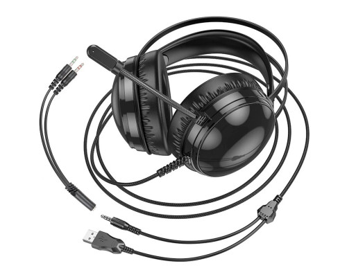 Навушники BOROFONE BO108 Flame gaming headphones Black