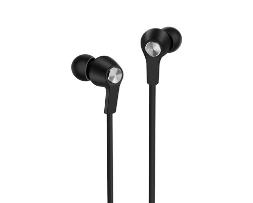 Навушники BOROFONE BM37 Noble sound wire control earphones with mic Black