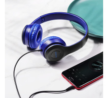 Навушники BOROFONE BO5 Star sound wired headphones Blue