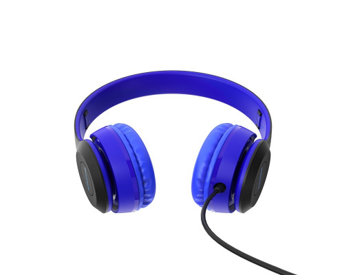 Навушники BOROFONE BO5 Star sound wired headphones Blue