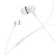 Навушники BOROFONE BM20 DasMelody earphones with mic, 3.5mm audio plug, single button control, White