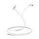 Навушники BOROFONE BM20 DasMelody earphones with mic, 3.5mm audio plug, single button control, White