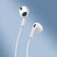 Навушники Baseus Encok Type-C lateral in-ear Wired Earphone C17 White