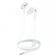 Навушники HOCO M101 Pro Crystal sound wire-controlled earphones with microphone White