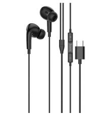 Навушники HOCO M101 Pro Crystal sound Type-C wire-controlled digital earphones with microphone Black