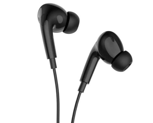 Навушники HOCO M101 Pro Crystal sound Type-C wire-controlled digital earphones with microphone Black