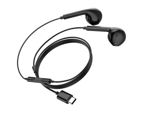 Навушники BOROFONE BM80 Magnificent Type-C wire-controlled digital earphones with microphone Black