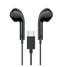 Навушники BOROFONE BM80 Magnificent Type-C wire-controlled digital earphones with microphone Black