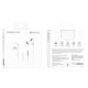 Навушники BOROFONE BM80 Max Gorgeous wire-controlled earphones with microphone White