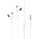 Навушники BOROFONE BM80 Max Gorgeous wire-controlled earphones with microphone White